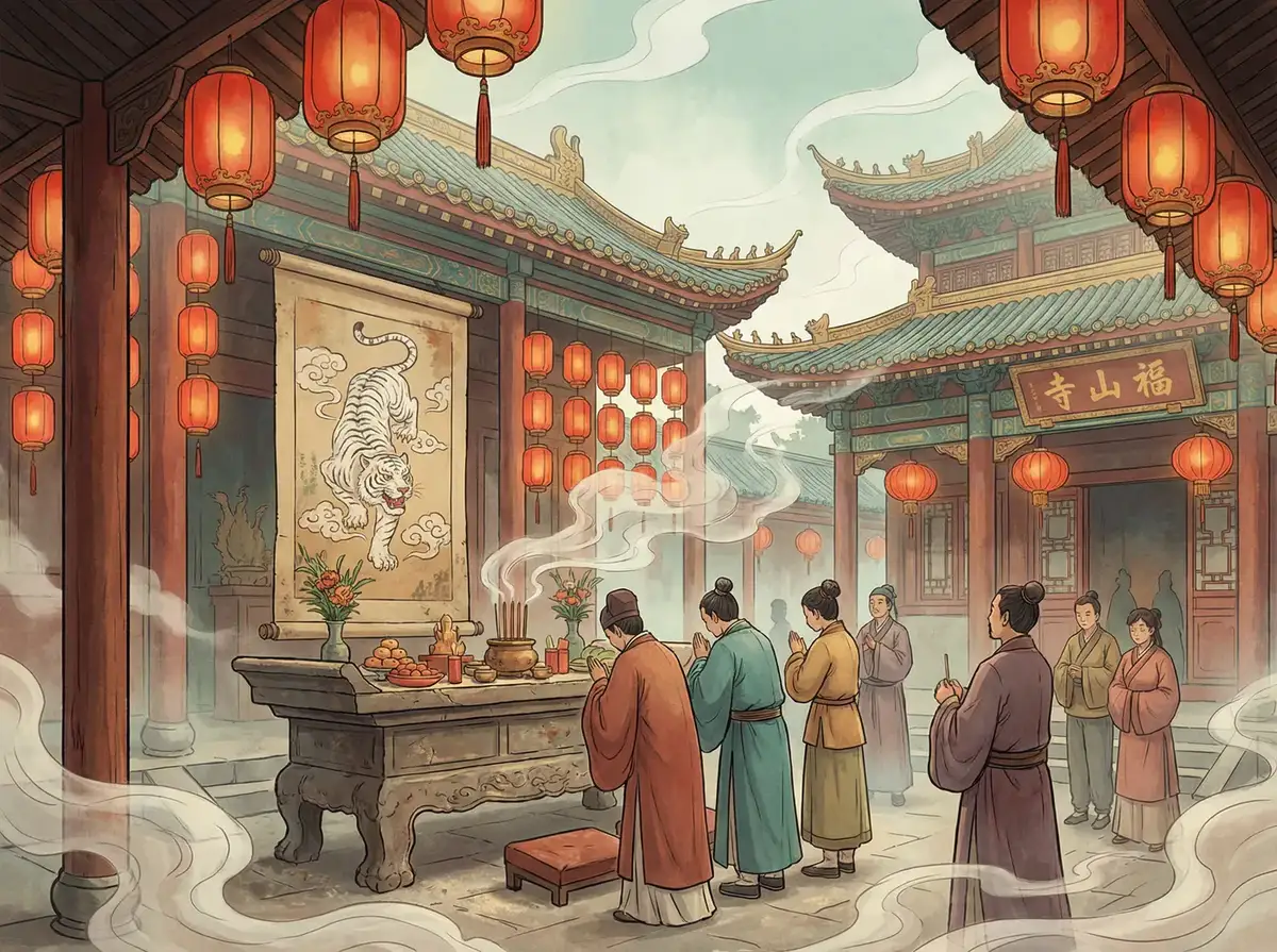 白虎神祭祀仪式 - 四虎视频 | 闽南虎信仰